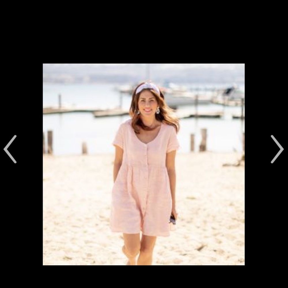 Jillian Harris X Priv 100% Linen Dress